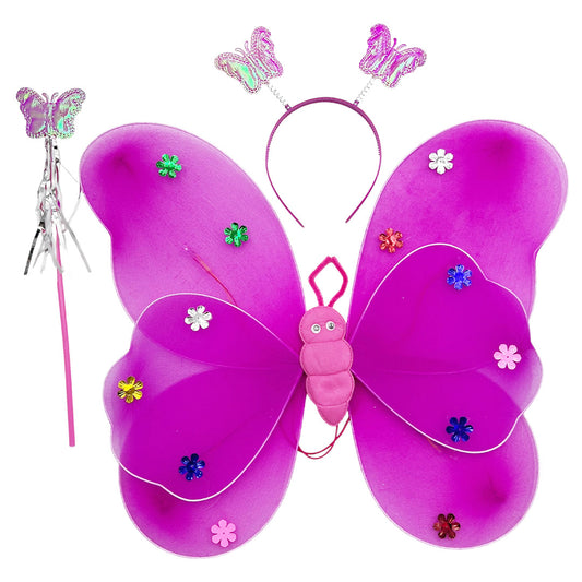 KIT ALAS MARIPOSA CON LUZ